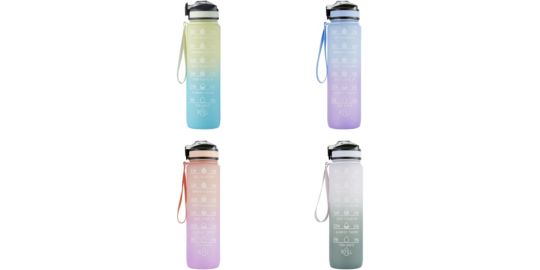 Bouteille FIVE Sport avec paille 1L