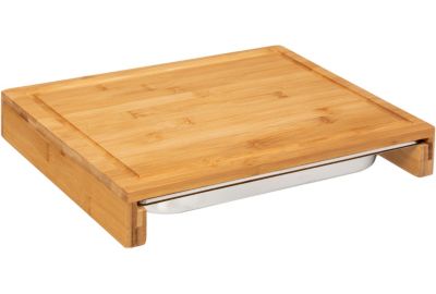 Planche à découper 5FIVE à découper 35 x 28 cm bambou avec bac ré