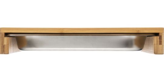 Planche à découper 5FIVE à découper 35 x 28 cm bambou avec bac ré