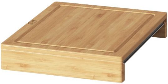 Planche à découper 5FIVE à découper 35x28 cm bambou avec bac réc