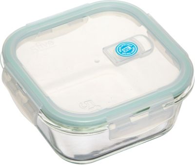 Boîte hermétique 5FIVE carrée Clipeat 0.8 l verre