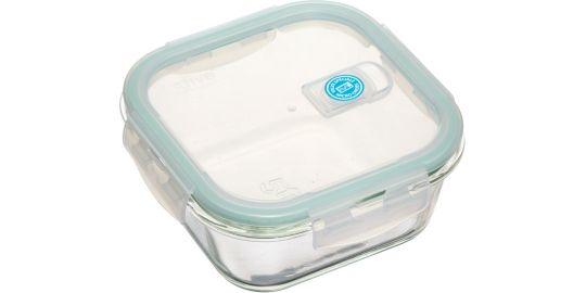 Boîte hermétique 5FIVE carrée Clipeat 0.8 l verre