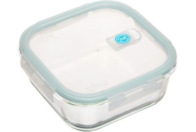 Boîte hermétique 5FIVE carrée Clipeat 1.18 l verre