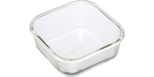 Boîte hermétique 5FIVE carrée Clipeat 1.18L verre
