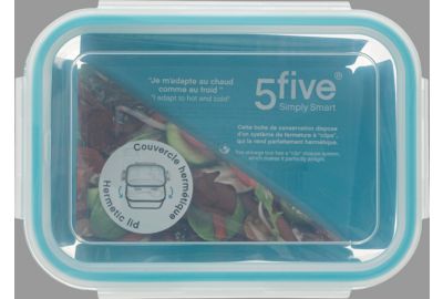 Boîte hermétique FIVE Clipeat en verre 1.18L