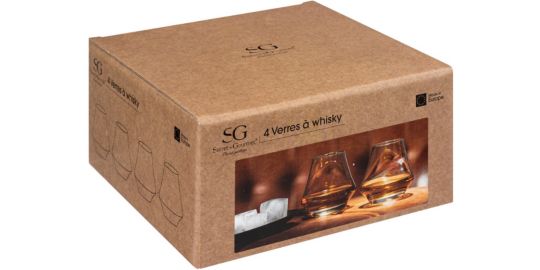 Verre SECRET DE GOURMET 4 verres à Whisky 29cl