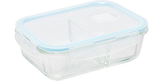Boîte hermétique 5FIVE rectangle compartimentée Clipeat 1.1L