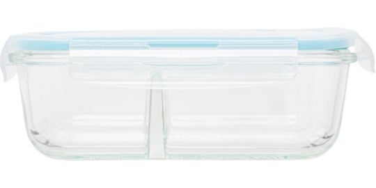 Boîte hermétique 5FIVE rectangle compartimentée Clipeat 1.1L