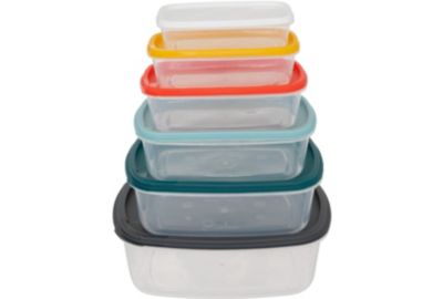 Boîte alimentaire FIVE 6 boites rectangulaires multicolors