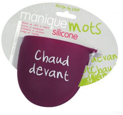 Manique silicone mots - Accessoire de cuisine - Achat & prix