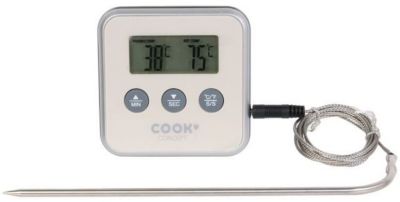 Thermomètre cuisson COOK CONCEPT a sonde et minuteur