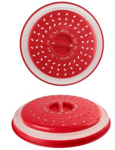 Cloche Micro Ondes-sans BPA-Couvercle Micro-Ondes 3en1-Cloche pour Micro  Onde Retractable Anti Vapeur et Fonction Passoire-Accessoire Lave Vaisselle