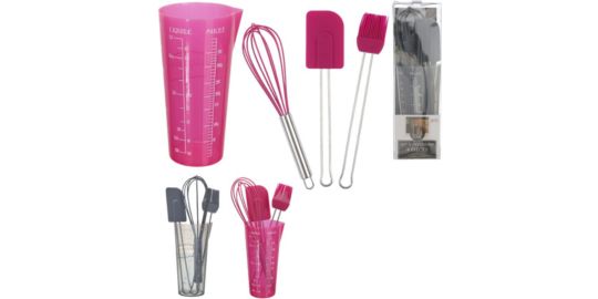 Set d'ustensiles de cuisine LILY COOK a patisserie x4 m18