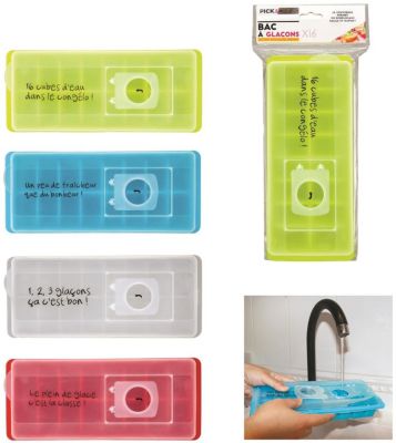 Bac à glaçons PICK AND DRINK avec couvercle de remplissage X16