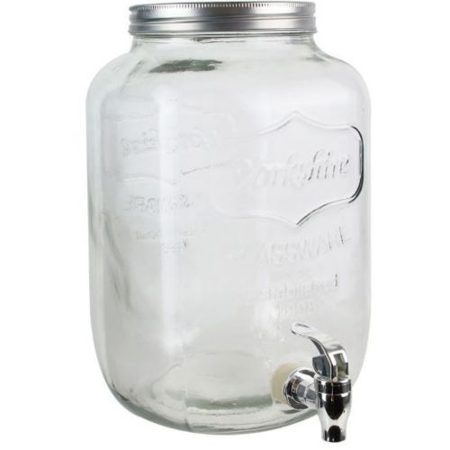Distributeur de jus de boisson en verre 10 L avec support et robinet -  Chine Jarre en verre et jarre froide prix