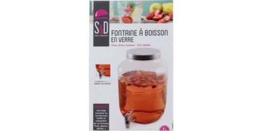 Fontaine à boisson THE MASON JARFACTORY a boisson verre 8 L