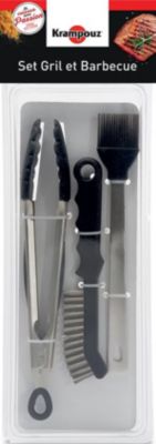 Ustensile barbecue KRAMPOUZ Set d'accessoires barbecue
