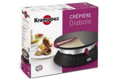 Crêpière KRAMPOUZ Diabolo noir CEBPF2BO