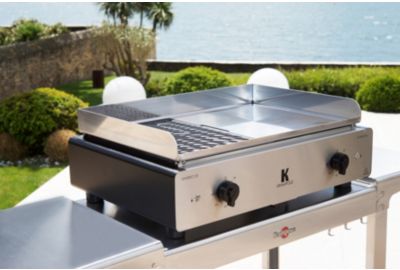 Plancha KRAMPOUZ Duo BBQ/Plancha électrique GECIO2OA00