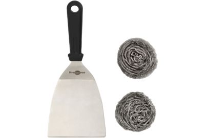 Ustensile plancha KRAMPOUZ spatule/2 boules inox AKN1