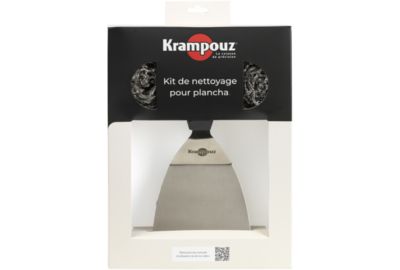 Ustensile plancha KRAMPOUZ spatule/2 boules inox AKN1