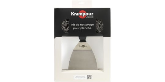 Ustensile plancha KRAMPOUZ spatule/2 boules inox AKN1
