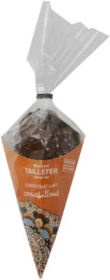 Chocolats MAISON TAILLEFER lait croustillant cornet 150g