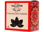 Thé MAISON TAILLEFER The noir fraise des bois rhubarbe 60g