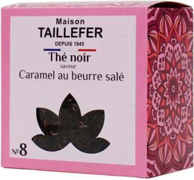 Thé MAISON TAILLEFER THÉ NOIR CARAMEL AU BEURRE SALÉ 60G