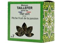 Thé MAISON TAILLEFER THE VERT PECHE FRUIT DE LA PASSION 60G