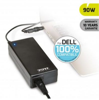 Chargeur ordinateur portable PORT 90W compatible DELL