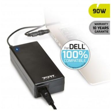 Chargeur ordinateur portable PORT 90W compatible DELL
