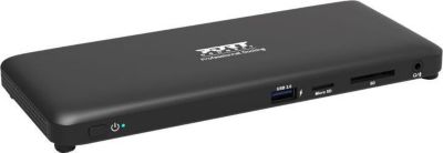 Hub PORT DESIGN 4K USB-C Double écrans 100W noir EU