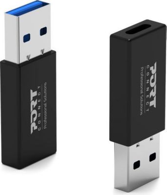 Hub PORT DESIGN USB-A mâle vers USB-C femelle 3.1 GEN ul