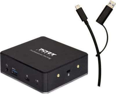 Hub PORT DESIGN double écrans 2X 2K USB-C 85W pour 7 pér
