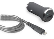 Chargeur allume-cigare FORCE POWER Chargeur voiture + cable Lightning 2.4 A