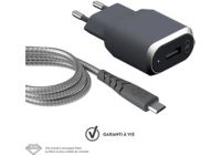 Chargeur secteur FORCE POWER chargeur secteur + cable USB 1.2m