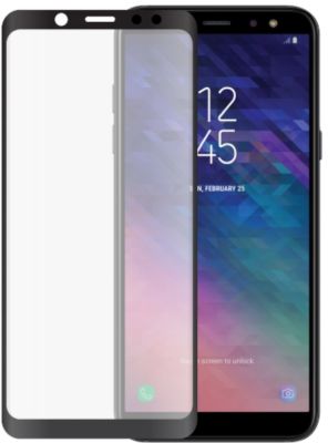 Protège écran BIGBEN CONNECTED Samsung A7 2018 Verre trempé noir