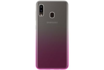 Coque BIGBEN Samsung A20e Gradient noir/rose