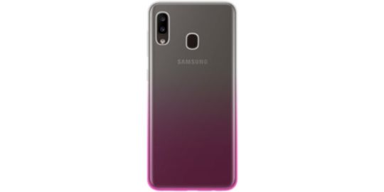 Coque BIGBEN Samsung A20e Gradient noir/rose