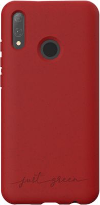 Coque JUST GREEN Huawei P Smart 2019 Bio rouge