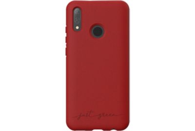 Coque JUST GREEN Huawei P Smart 2019 Bio rouge