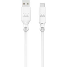 Câble USB C JUST GREEN USB-A/USB-C 1M20 Blanc