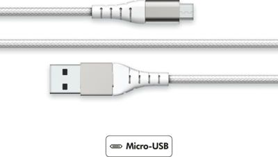 Câble micro USB FORCE POWER FPLIAMIC2MW
