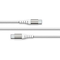 Câble USB C FORCE POWER vers USB-C Renforcé 2m Blanc