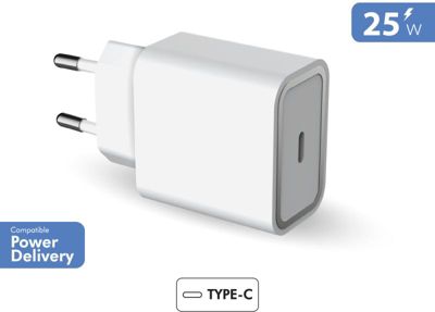 Chargeur secteur FORCE POWER Chargeur maison USB C PD 25W Power