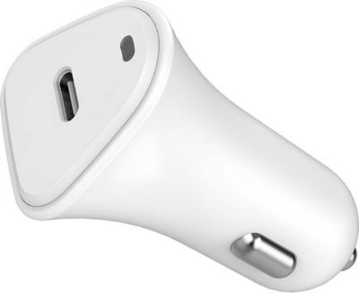 Chargeur allume-cigare JUST GREEN Chargeur voiture Recyclable Blanc USB C