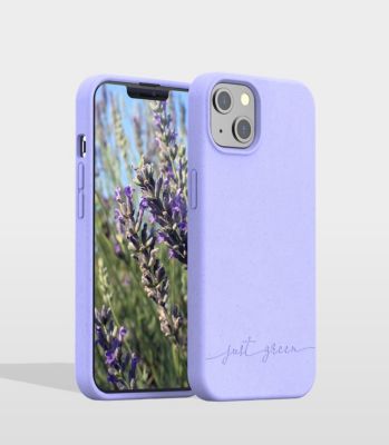 Coque JUST GREEN iPhone 13 Bio violet