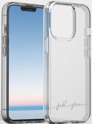Coque JUST GREEN Coque iPhone 13 Pro Infinia Transparente - 100% Plastique recyclé Just Green