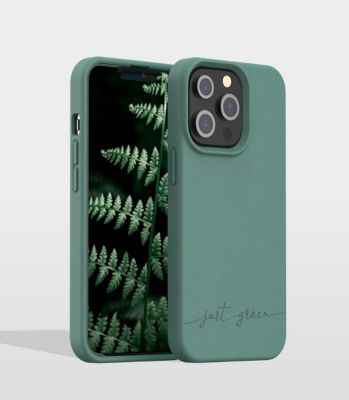 Coque JUST GREEN iPhone 13 Pro Bio vert